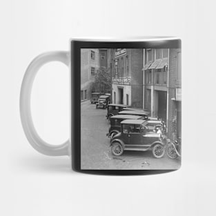 Auto Sales and Service, 1926. Vintage Photo Mug